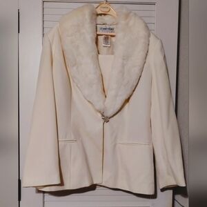 Vintage New Without Tags St. Anthony Evening Plus Size Faux Fur Coat.